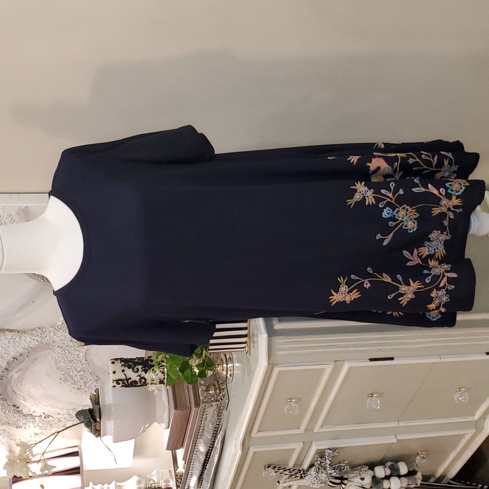 LOFT ππNWTβ€π Size XS Navy Swing Dress! πππ - Picture 11 of 16